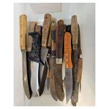 Knives and whetstones