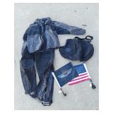 Harley Davidson collectibles and motorcycle parts. HD rainsuit men
