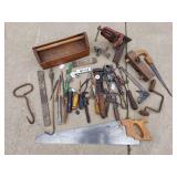 Mixed Hand Tools & Tool Caddy