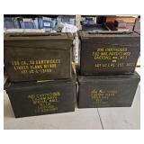 4 Military Ammo Cans