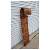 Vintage Wooden 60" Toboggan Snow Sled. Beautifully RESTORED vintage condition! Made in Preston Ontario Canada. Dimensions: 60"L x 14"W x 8.5"H.  Christmas Porch Decoration, Winter Decor