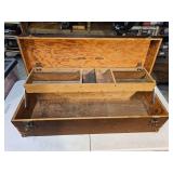 Wooden tool box and tools