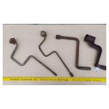 Engine crank starting handles, 4 different styles