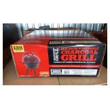 Camping & Outdoors! Charcoal Grill new in box, camp chairs, folding camp tables, lantern, Thermos