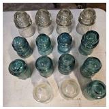 Vintage Glass Electrical Insulators