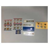 United States Mint Proof sets as shown-1983, 1984, 1989, 1968, 1967, 1965, 1957 and Dwight D Eisenhower memorial dollar