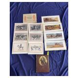 Time Life “The Gunfighters” , Frederic Remington western prints portfolio and set of 4 S/N prints by Russ Vickers