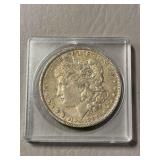 Morgan silver dollar 1890, NO mint mark