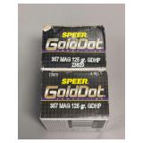 40 rounds Speer GoldDot 357 Magnum