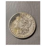 Morgan silver dollar  1884, unmarked
