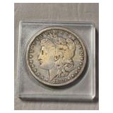 Morgan silver dollar 1880, NO mint mark
