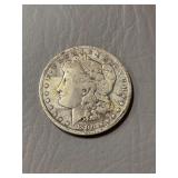 Morgan silver dollar  1890, unmarked