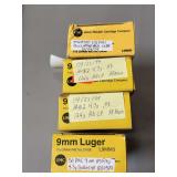 200 rounds of assorted 9mm reloaded ammo