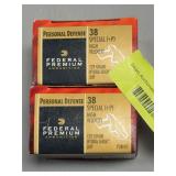 40 rounds Federal Premium 38 Special