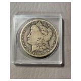 Morgan silver dollar  1899, NO mint mark