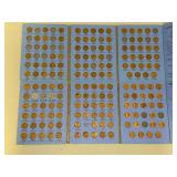Two Lincoln Head Cent coin books Collection 1909 to 1940 Number one (71 coins) and Collection starting 1941 Number two (85 coins)