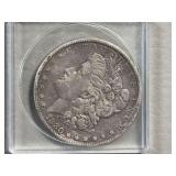 Morgan silver dollar 1880, unmarked