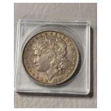 Morgan silver dollar  1889, unmarked