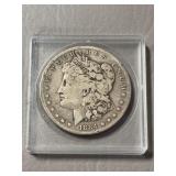 Morgan silver dollar  1884, SF mint mark