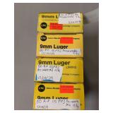 200 rounds of assorted 9mm reloaded ammo