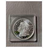 One Troy silver ounce resembling Morgan dollar by Sunshine Mint