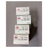 200 rounds 9mm ammo, factory load?