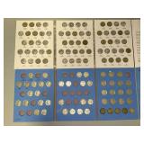 Jefferson Nickel 1962-1995 album 30 coins and Jefferson Nickel collection starting 1962 Number Two album 48 coins including Buffalo and Liberty Head nickels