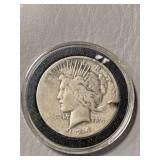 Peace silver dollar  1924, SF mint
