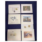 Three S/N Federal Duck Stamp Prints and Stamps 86/87, 87/88 and 88/89