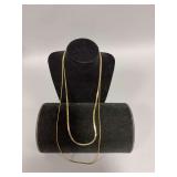 28” and 22” necklaces, shorter is marked Korea