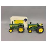 Two 1:16 scale John Deere tractors-730 Diesel and 720 Diesel Made by Yoders