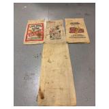Four feed/seed bags as shown