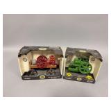 Ertl 1:8 scale John Deere Waterloo Boy and 1:6 scale Model B