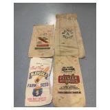 Four feed/seed bags as shown