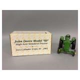 1:16 scale Ertl John Deere Model 60 High Seat Standard tractor 1955-1956 Two Cylinder Expo XI 2001