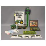 Various John Deere collectibles