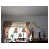 Floor, Table and Oil Lamps 9 total