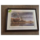 S/N Robert Hautman "Northern Flight" F/M measures 33 x 24