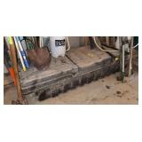 Plastic crossbox pick up tool box  NO OTHER ITEMS!