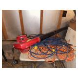 Toro elec leaf blower and extension cords
