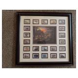 MWTF stamp print set 1975 to 1996 F/M measures 23 x 22