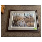 S/N Richard Plasschaert "Flooded Timber Woodies"  F/M measures 34 X 26