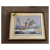 S/N Maynard Reece Mallard print 160/950 F/M measures 27 x 22