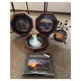 Terry Redlin plates and book