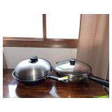 Farberware electric skillet and stovetop skillet w/ lid