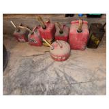 Variety of gas cans