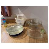 Bakeware, Corningware and glass