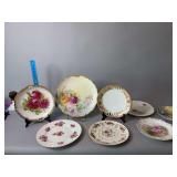 Hand painted plates