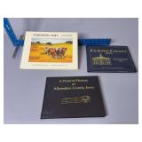 Clayton County and Allamakee County books and Threshing Days farm paintings of Lavern Kammerude