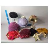 Ladies hats and stands